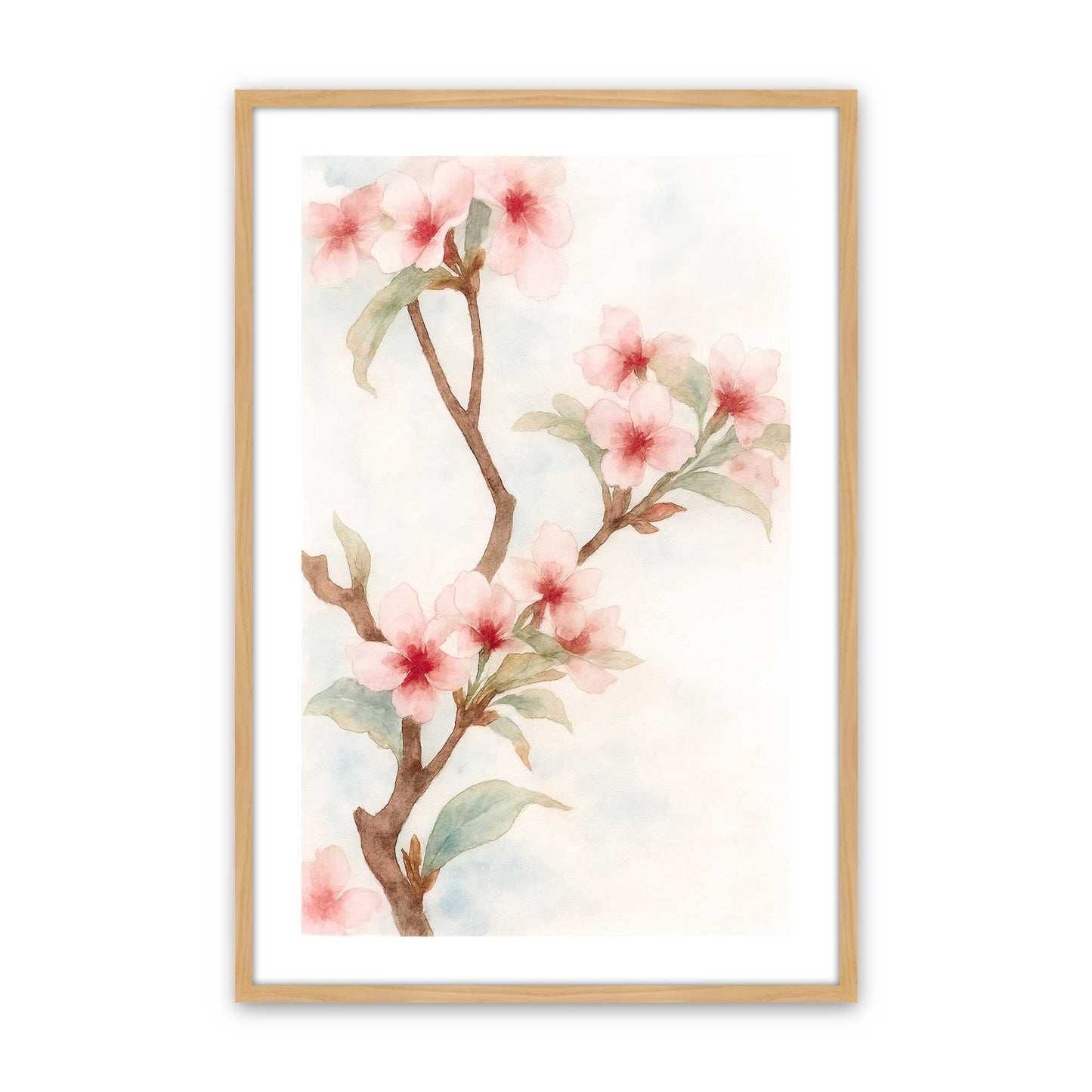[Color:American Maple], Picture of art in a American Maple frame