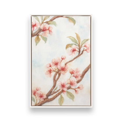 [Color:Opaque White], Picture of art in a White frame
