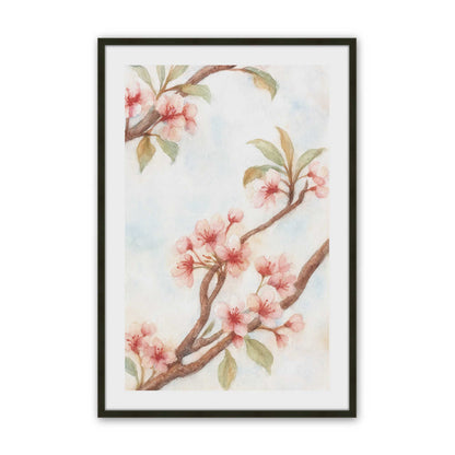 [Color:Satin Black], Picture of art in a Satin Black frame
