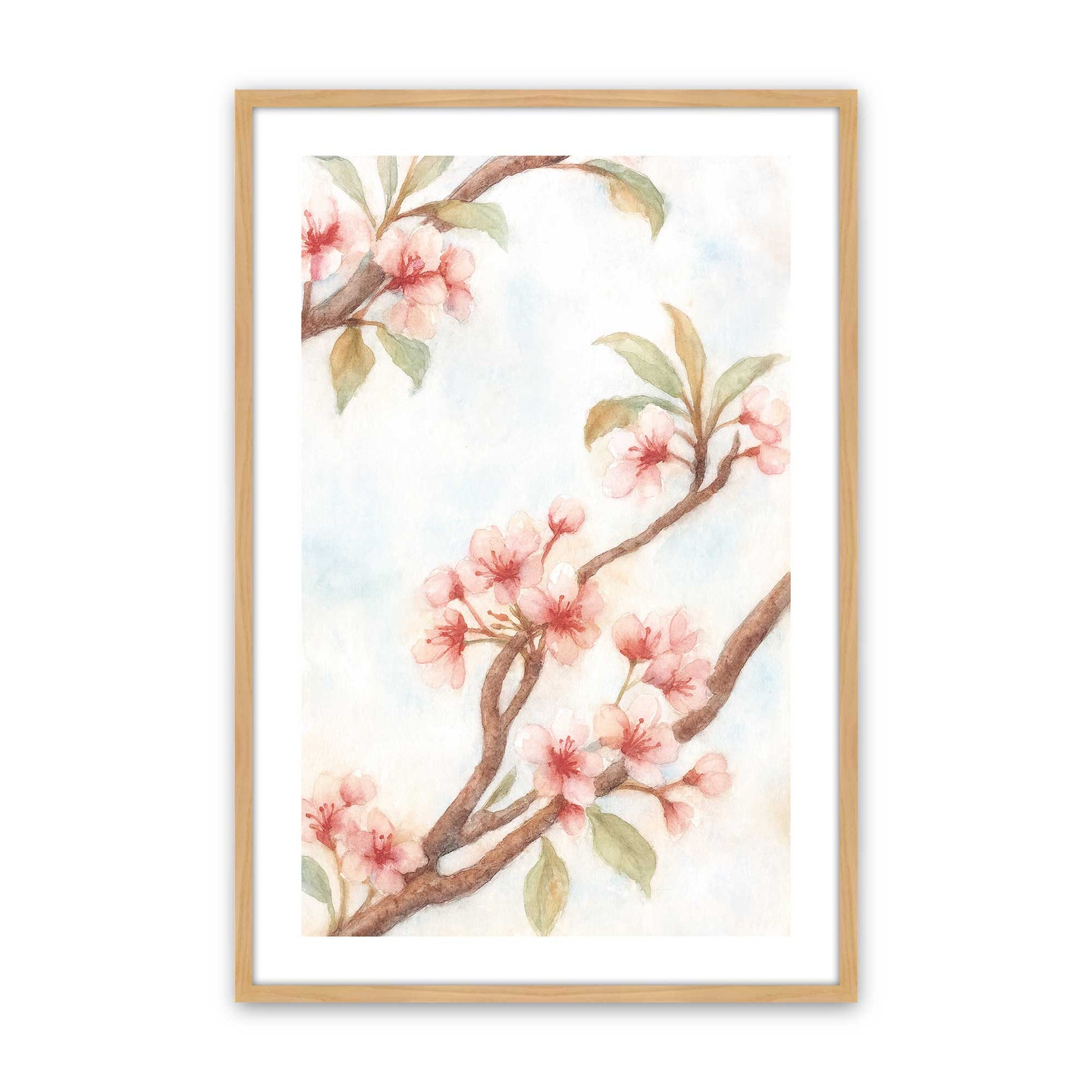 [Color:American Maple], Picture of art in a American Maple frame