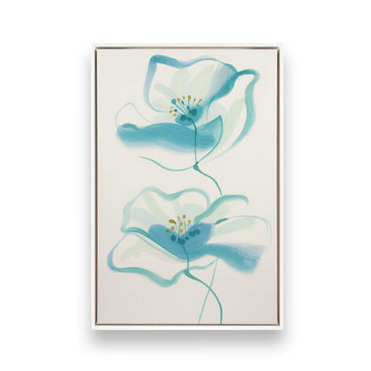 [Color:Opaque White], Picture of art in a White frame