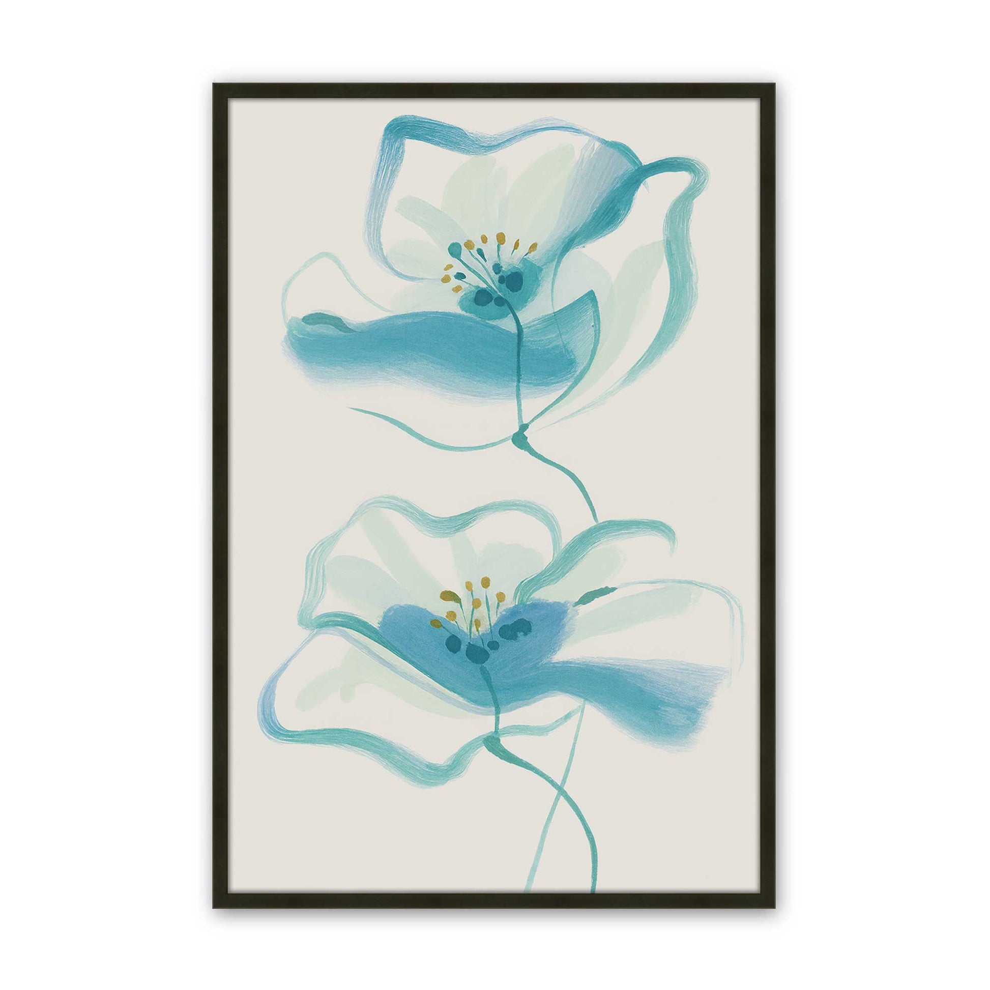 [Color:Satin Black], Picture of art in a Satin Black frame
