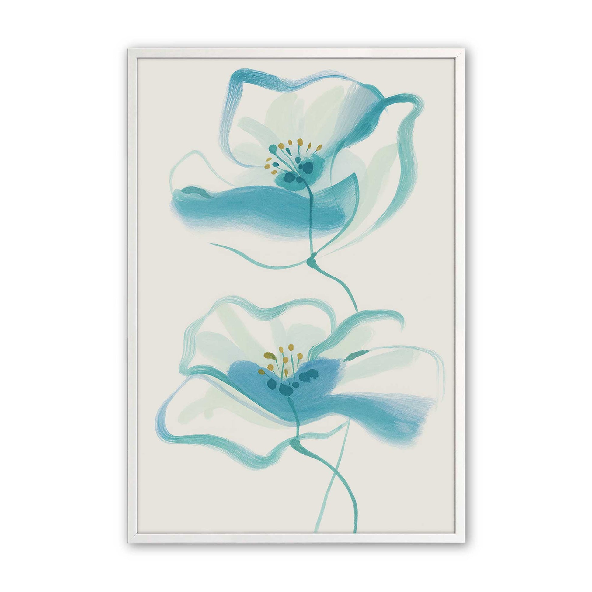 [Color:Opaque White], Picture of art in a Opaque White frame