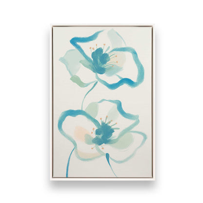 [Color:Opaque White], Picture of art in a White frame
