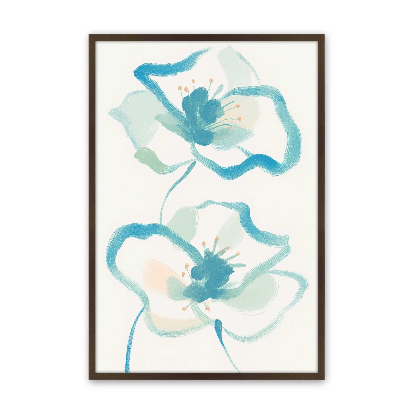 [Color:Belvinder Brown], Picture of art in a Belvinder Brown frame