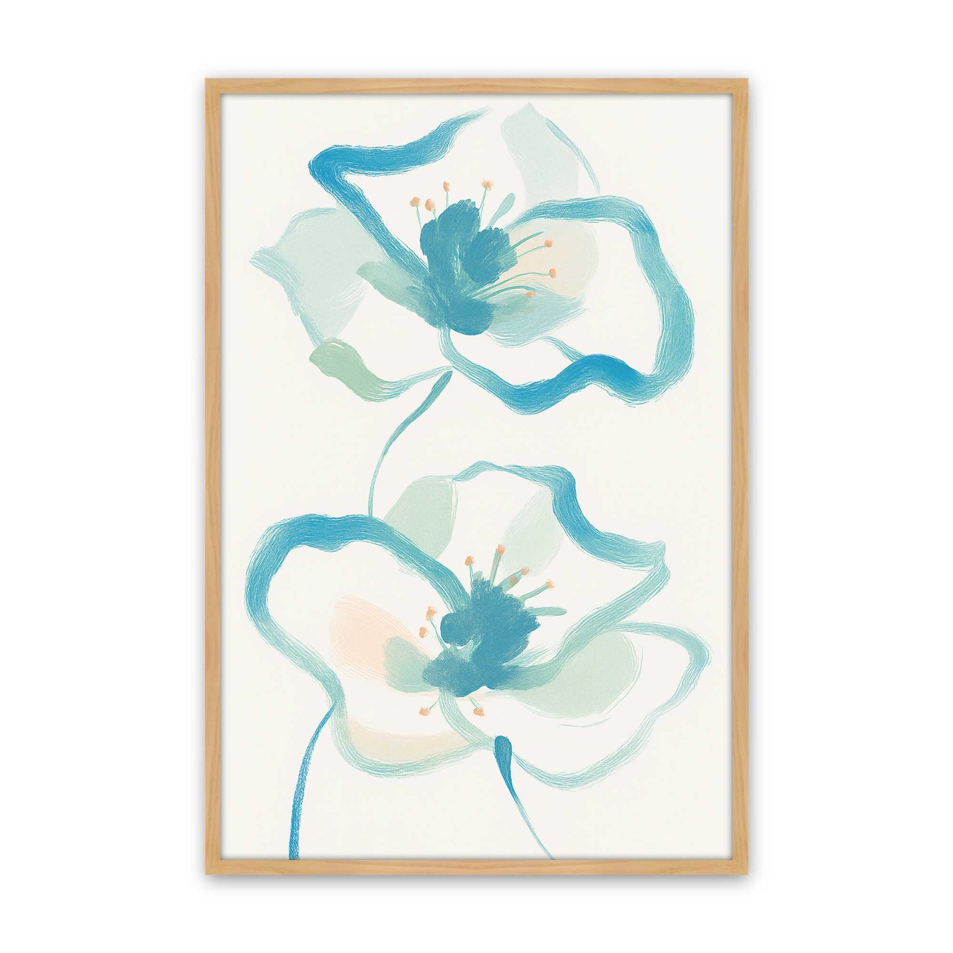 [Color:American Maple], Picture of art in a American Maple frame