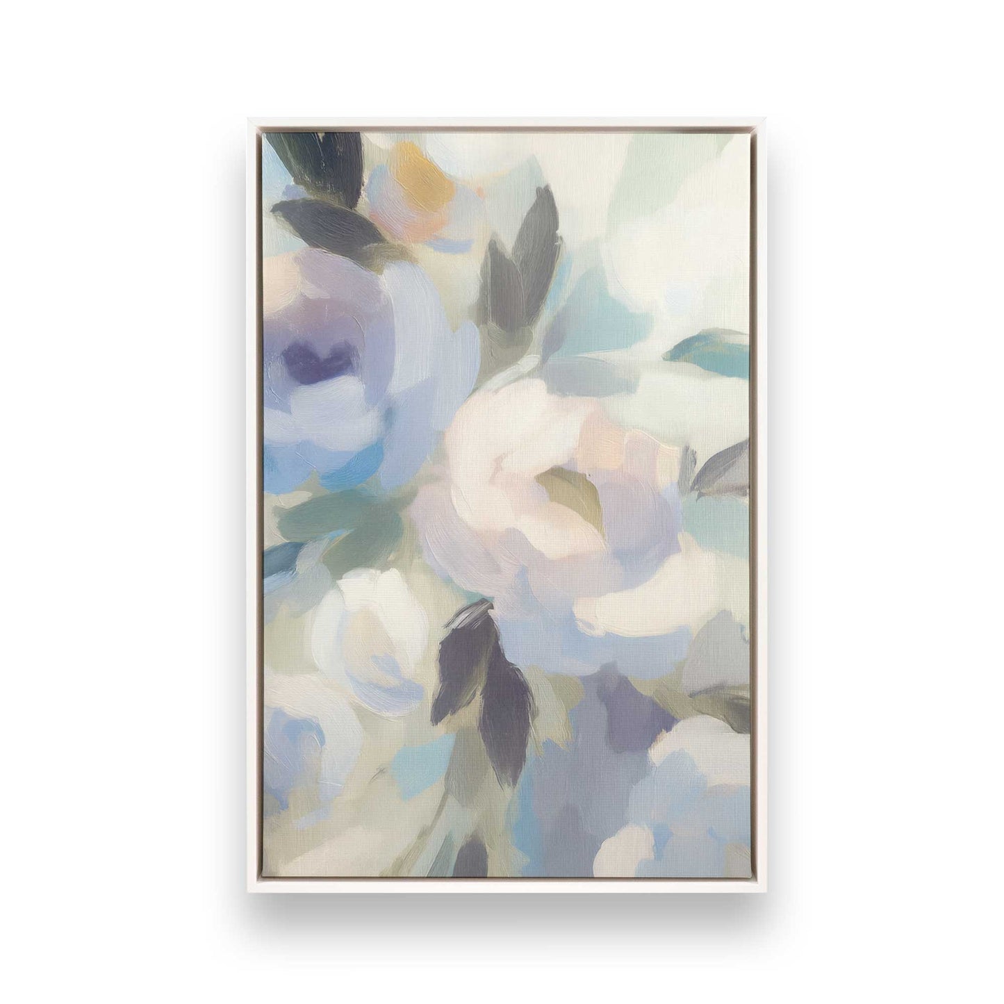 [Color:Opaque White], Picture of art in a White frame