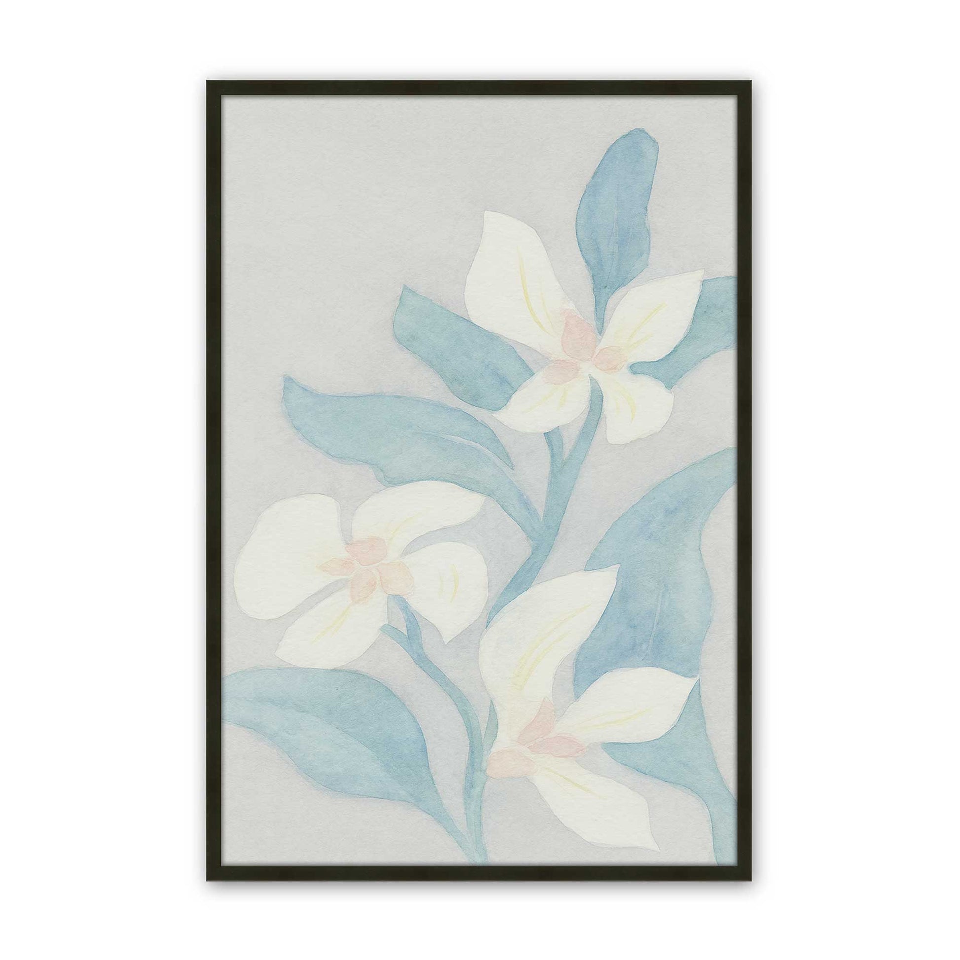 [Color:Satin Black], Picture of art in a Satin Black frame
