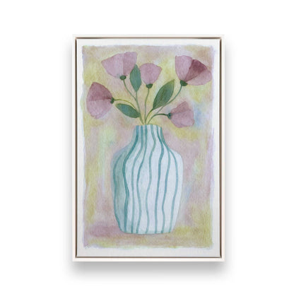 [Color:Opaque White], Picture of art in a White frame
