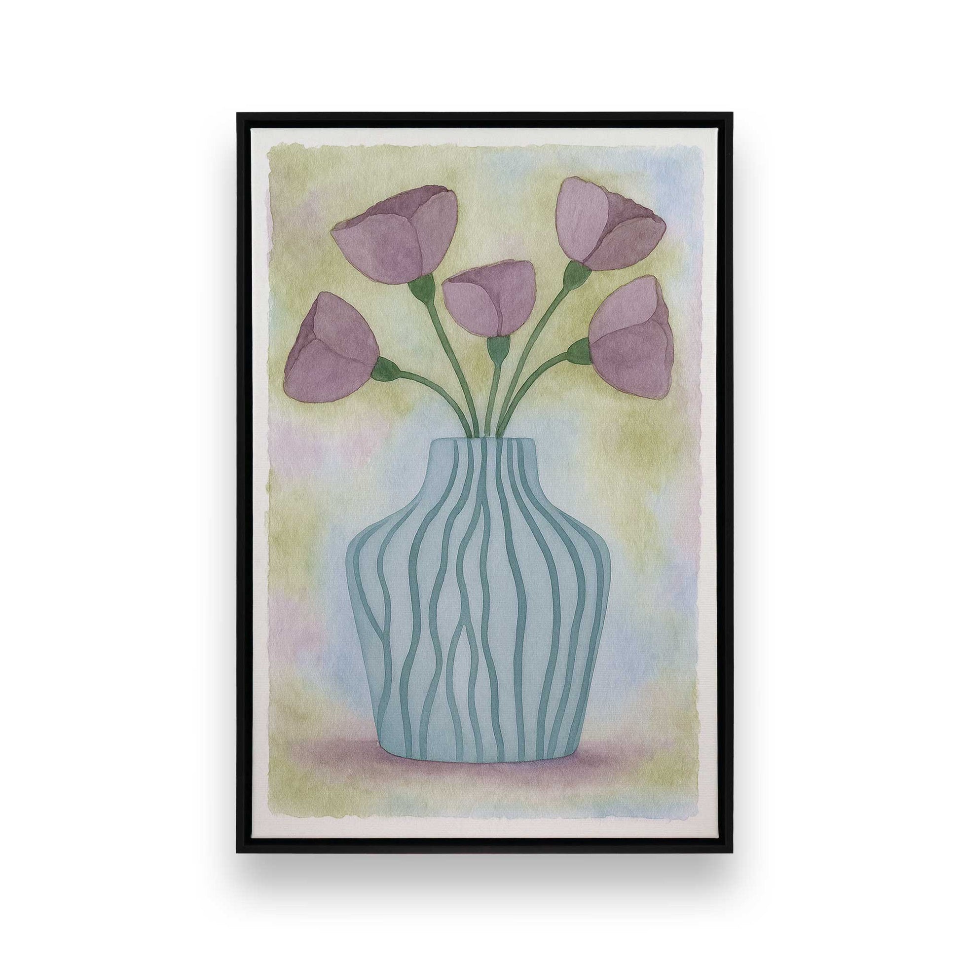 [Color:Satin Black], Picture of art in a Satin Black frame