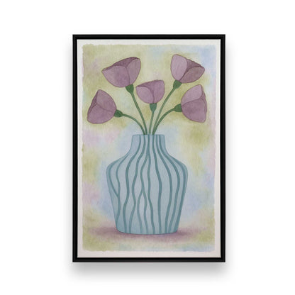 [Color:Satin Black], Picture of art in a Satin Black frame