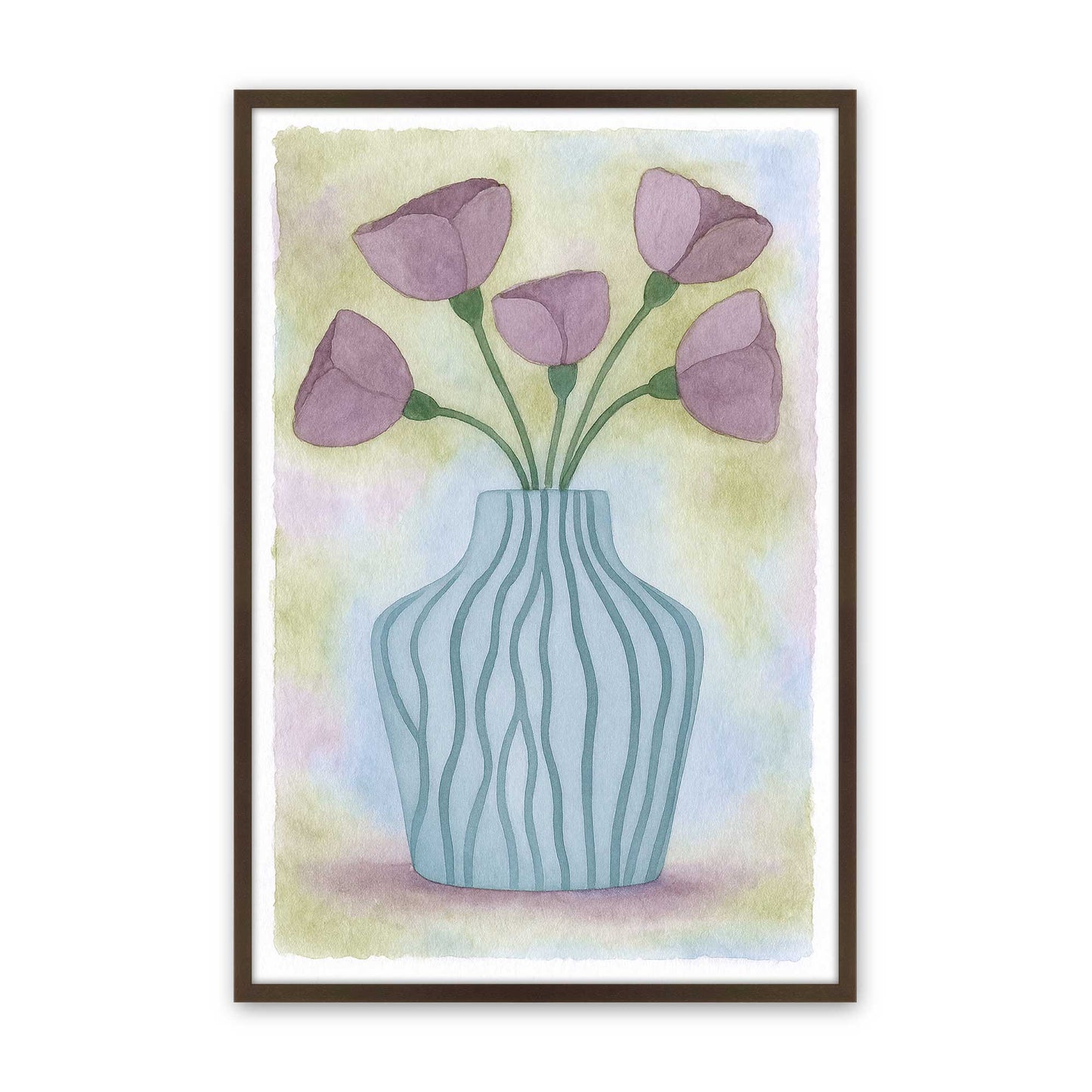 [Color:Belvinder Brown], Picture of art in a Belvinder Brown frame