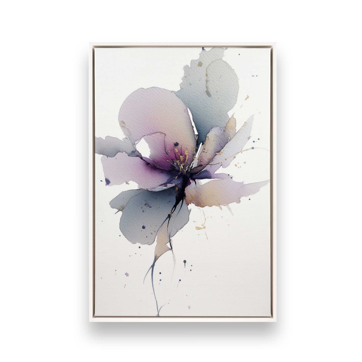 [Color:Opaque White], Picture of art in a White frame