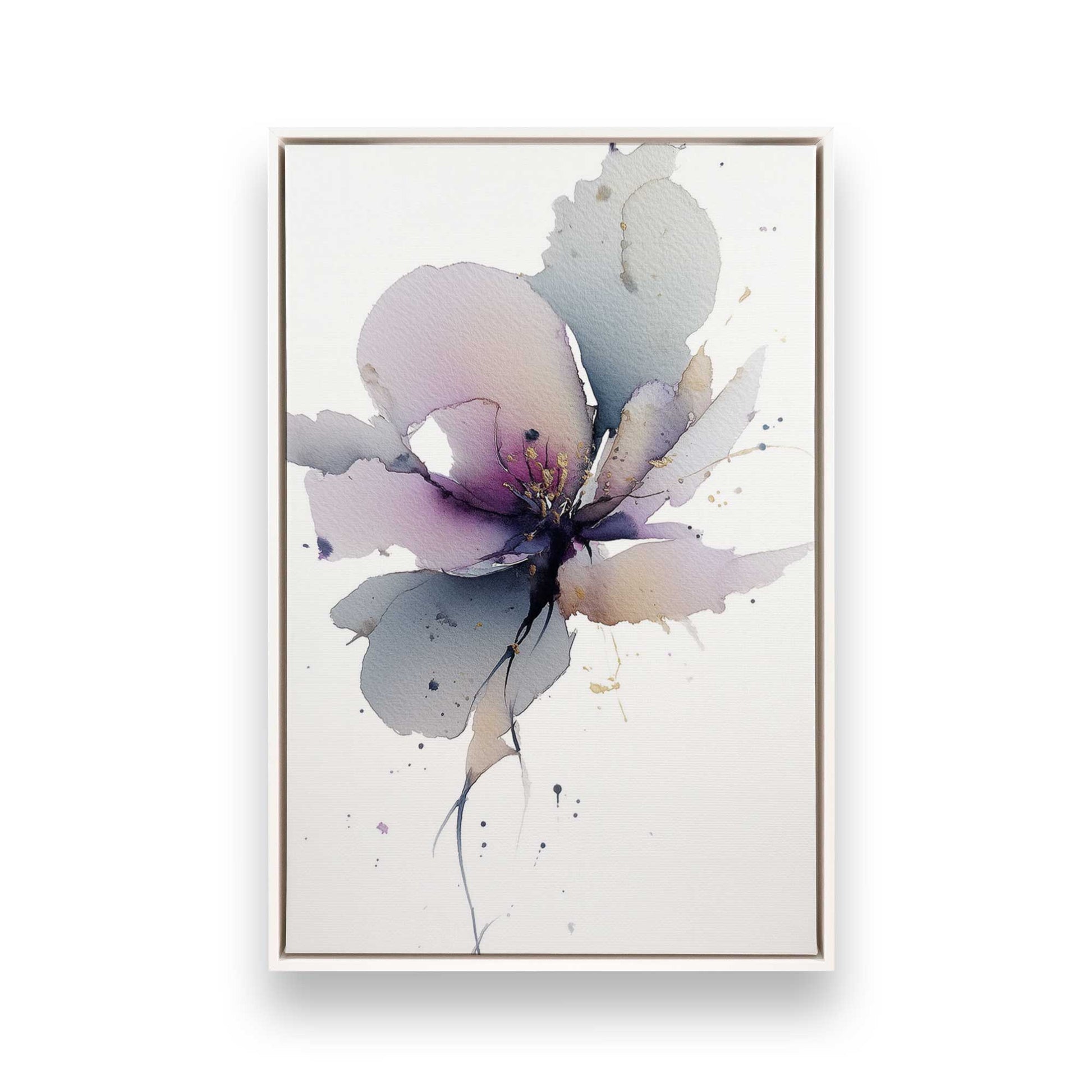 [Color:Opaque White], Picture of art in a White frame