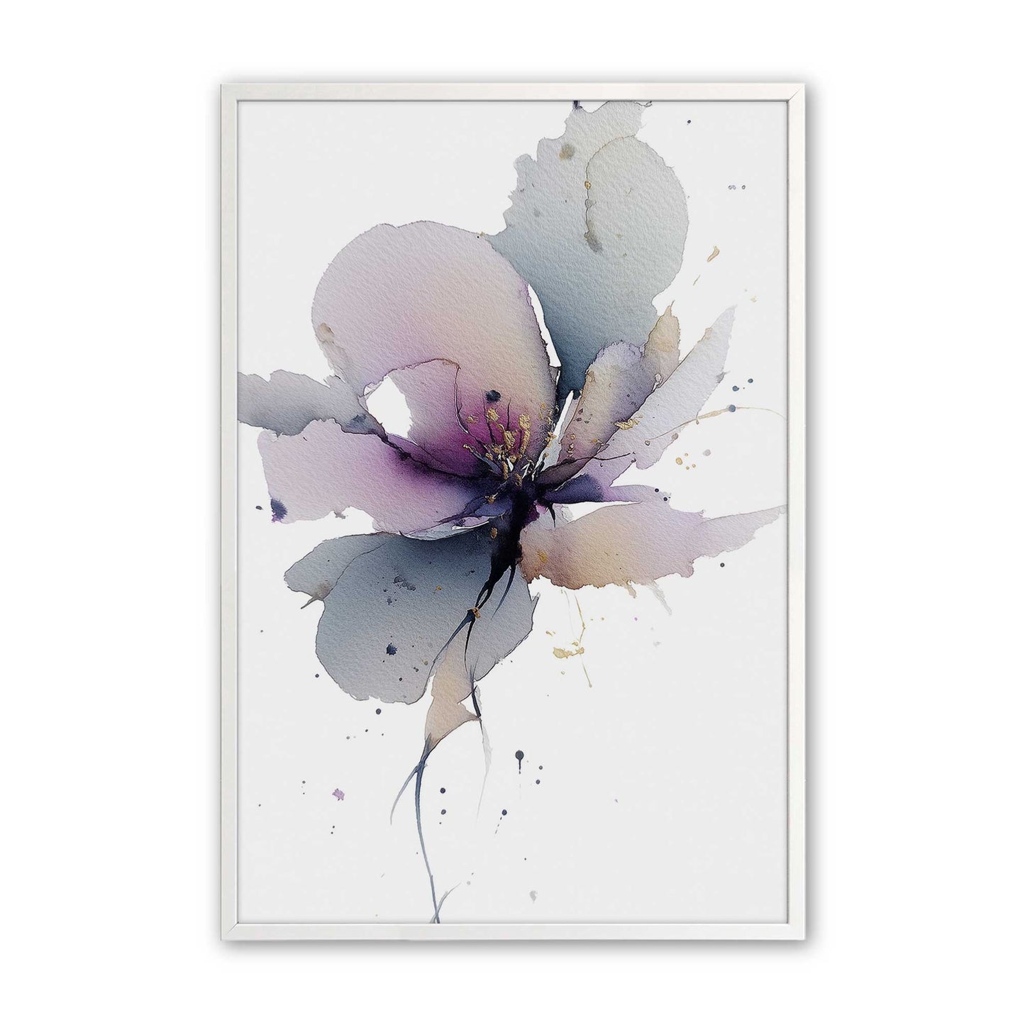 [Color:Opaque White], Picture of art in a Opaque White frame
