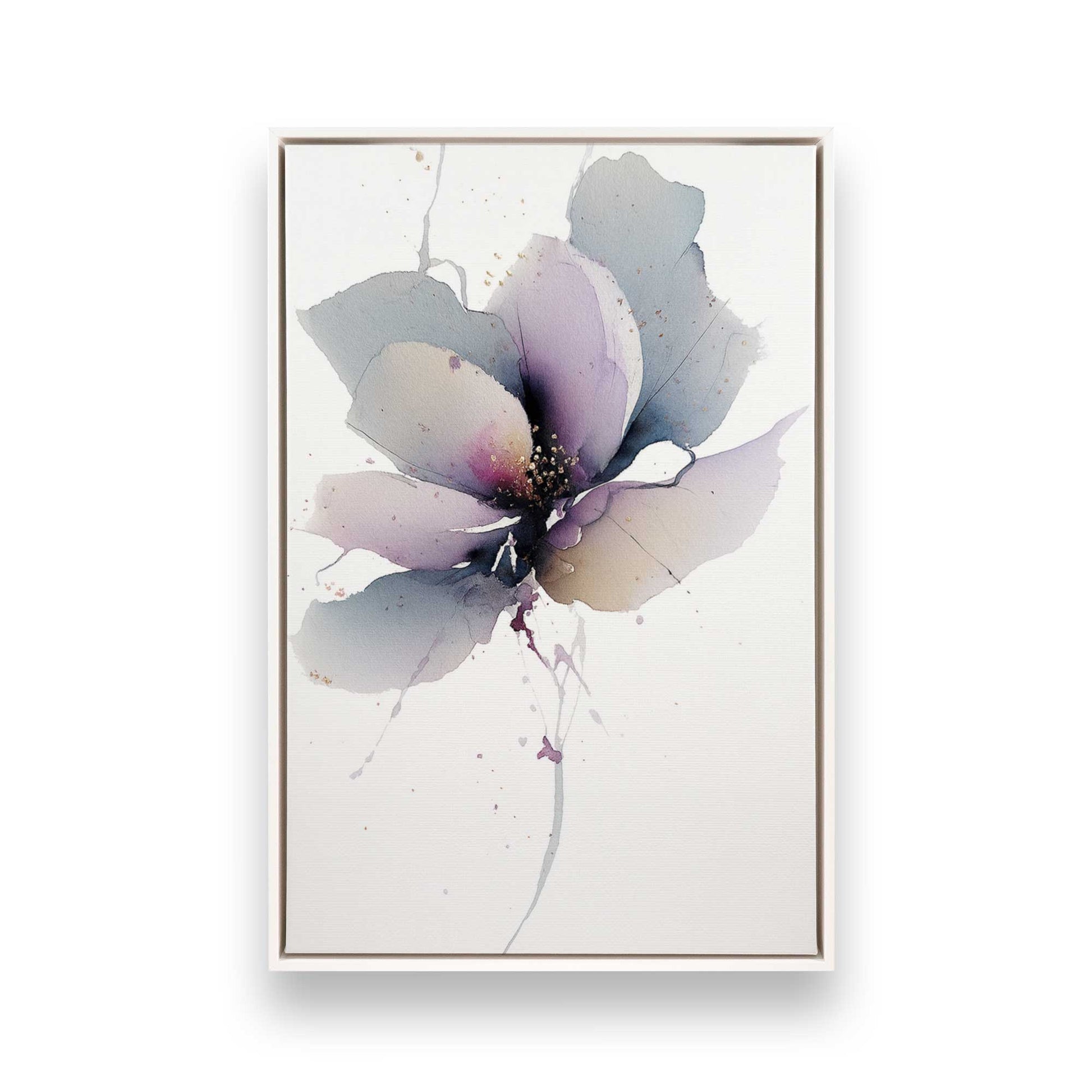 [Color:Opaque White], Picture of art in a White frame