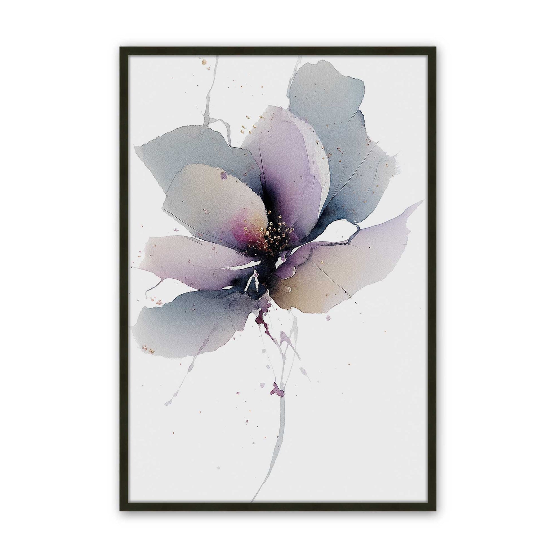 [Color:Satin Black], Picture of art in a Satin Black frame