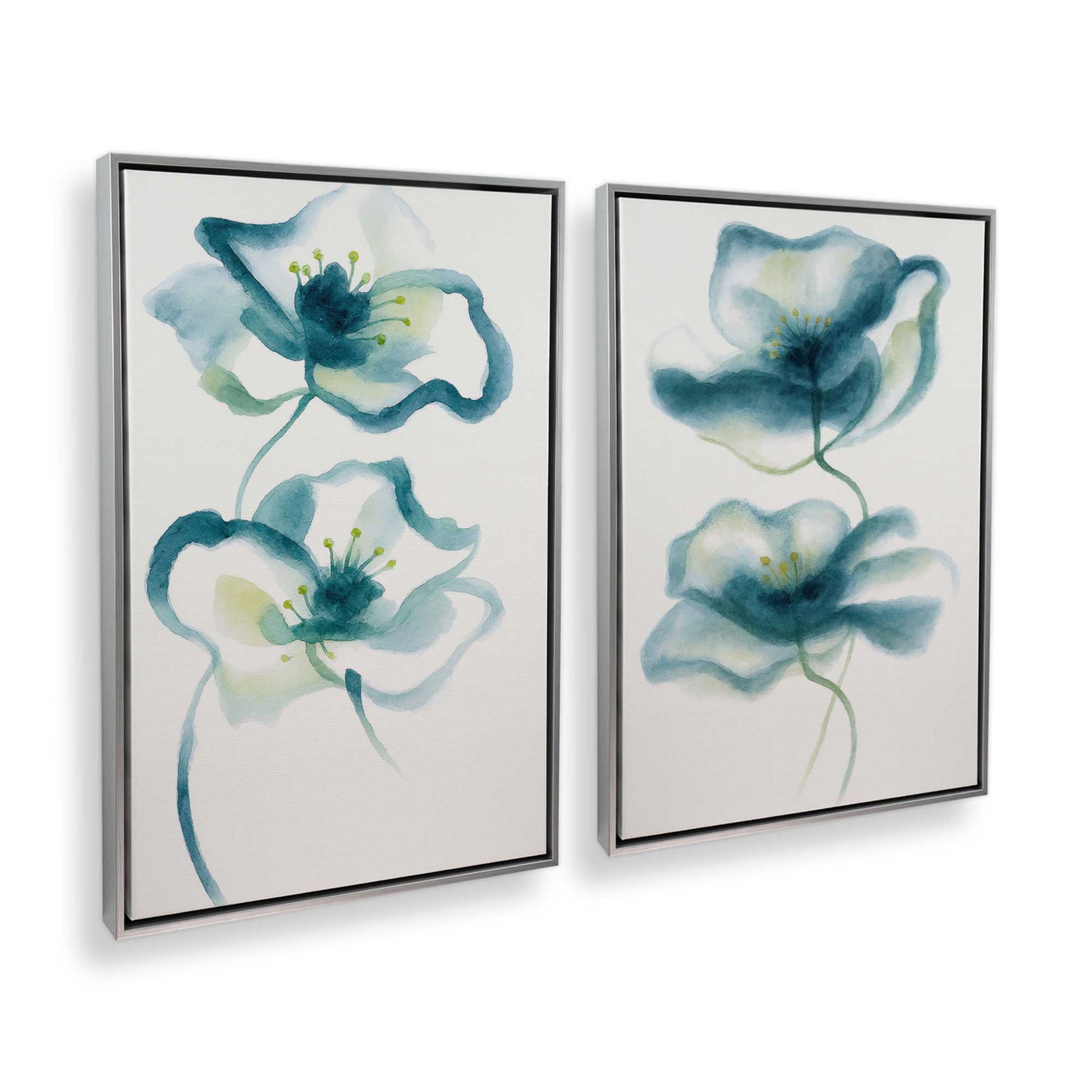 [Color:Polished Chrome], Picture of art in a Polished Chrome frame at an angle