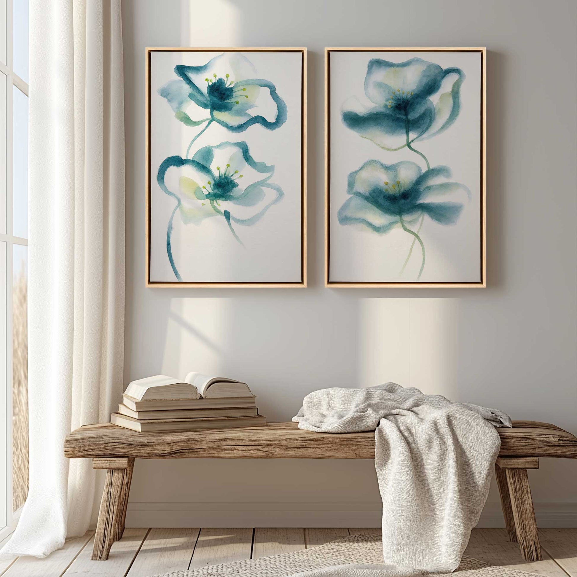 [Color:Walnut], Picture of art in a Walnut frame