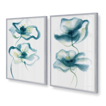 [Color:Polished Chrome], Picture of art in a Polished Chrome frame at an angle