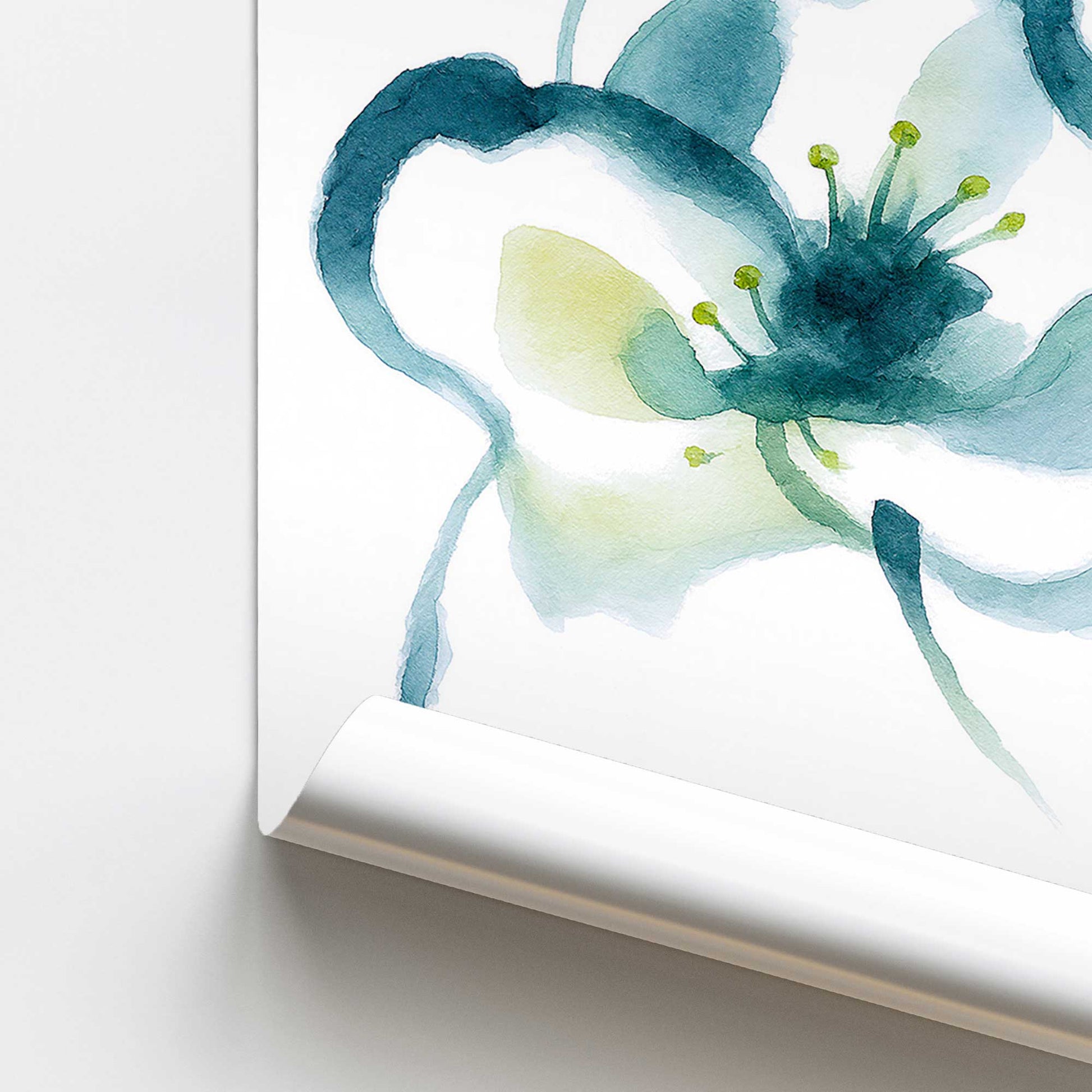 [color:Rolled Print], Picture of close up of art