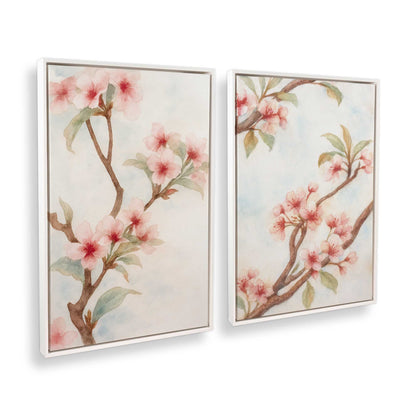 [Color:Opaque White], Picture of art in a White frame at an angle