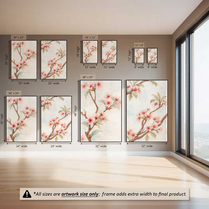 Cherry Daydream, Set of 2 Canvas Prints