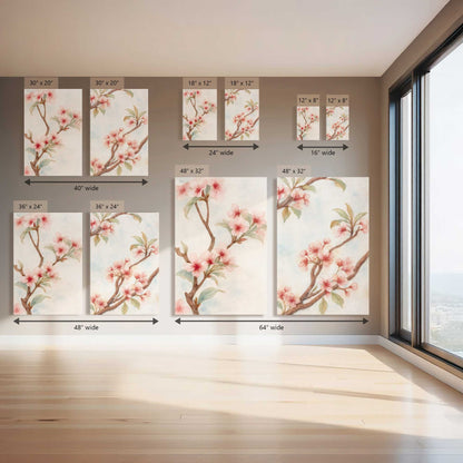 Cherry Daydream, Set of 2 Canvas Prints