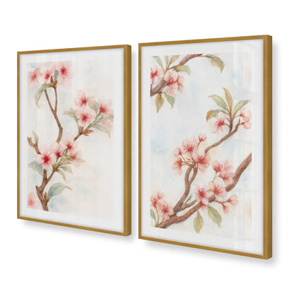[Color:Polished Gold], Picture of art in a Polished Gold frame at an angle