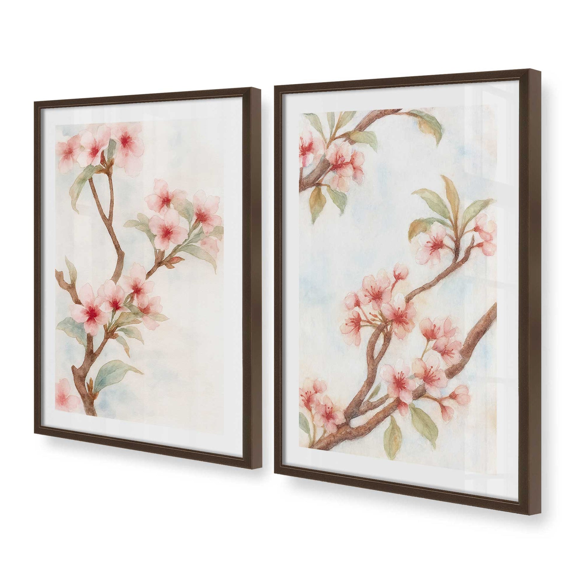 [Color:Belvinder Brown], Picture of art in a Belvinder Brown frame at an angle