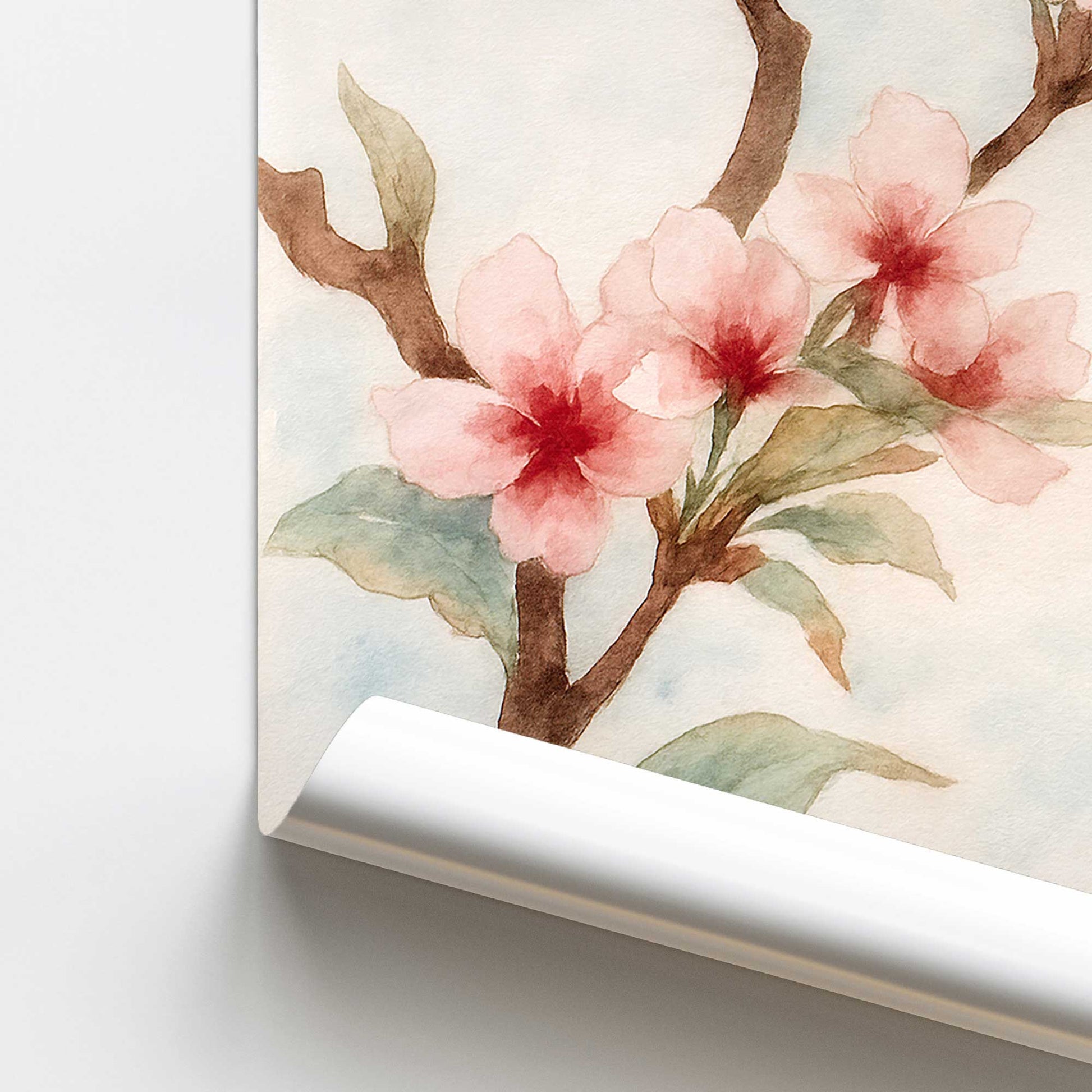 [color:Rolled Print], Picture of close up of art