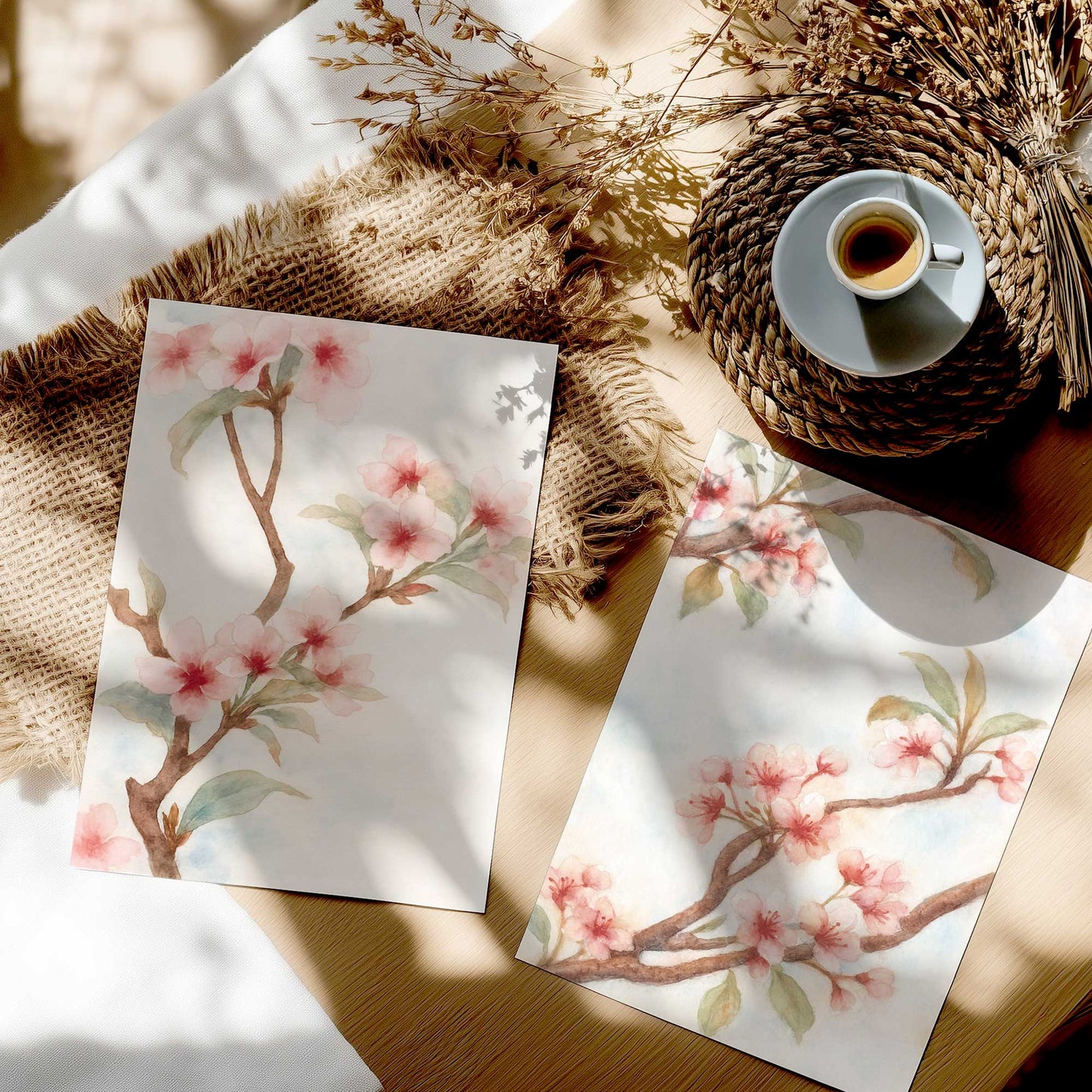 [color:Rolled Print], Picture in a room
