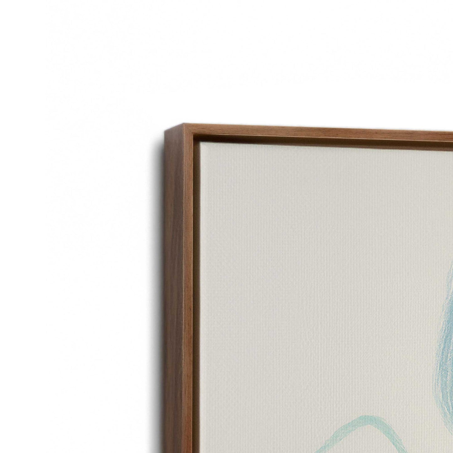 [Color:Walnut], Picture of the corner of the art