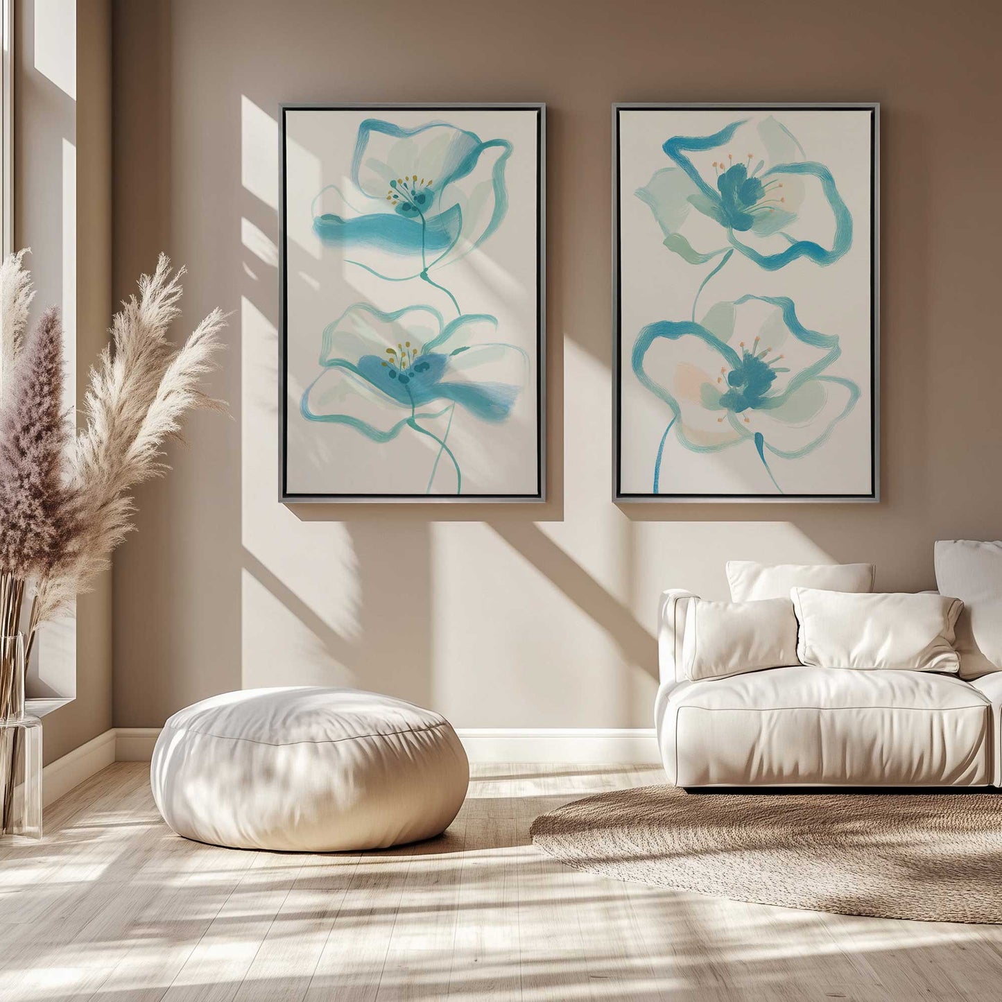 [Color:Opaque White], Picture of art in a White frame