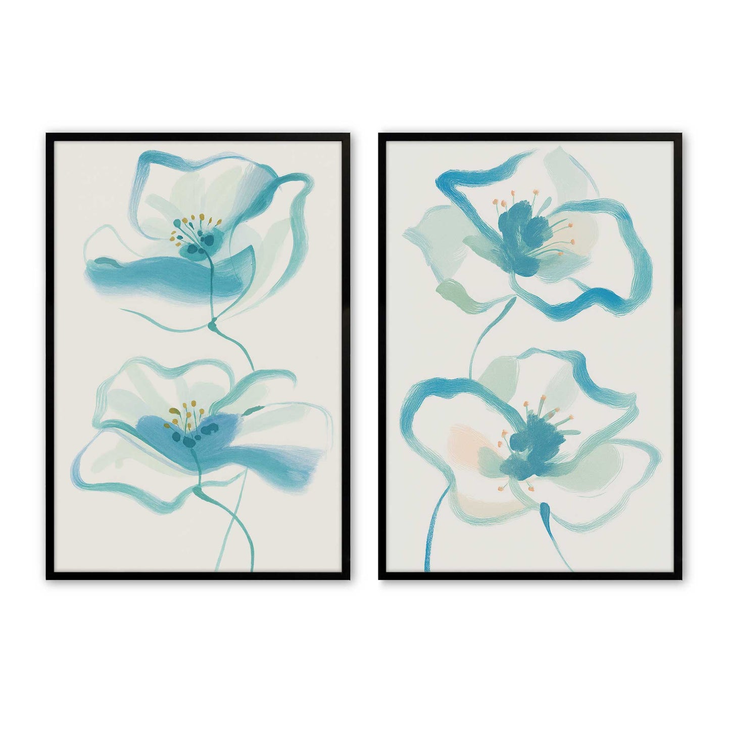 [Color:Satin Black], Picture of art in a Satin Black frame