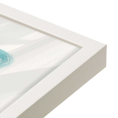 [Color:Opaque White], Picture of art in a Opaque White frame of the corner