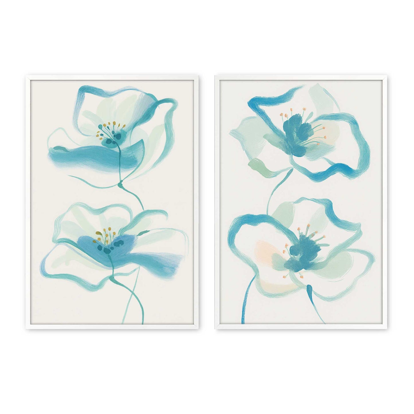 [Color:Opaque White], Picture of art in a Opaque White frame