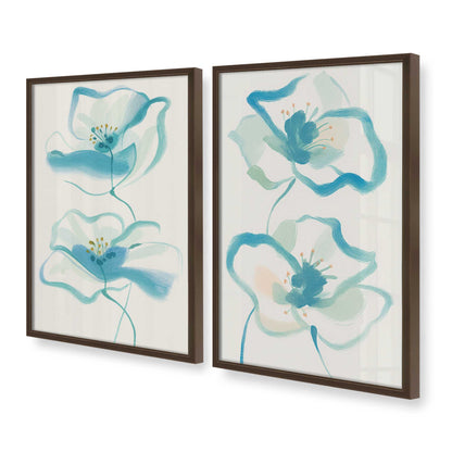 [Color:Belvinder Brown], Picture of art in a Belvinder Brown frame at an angle