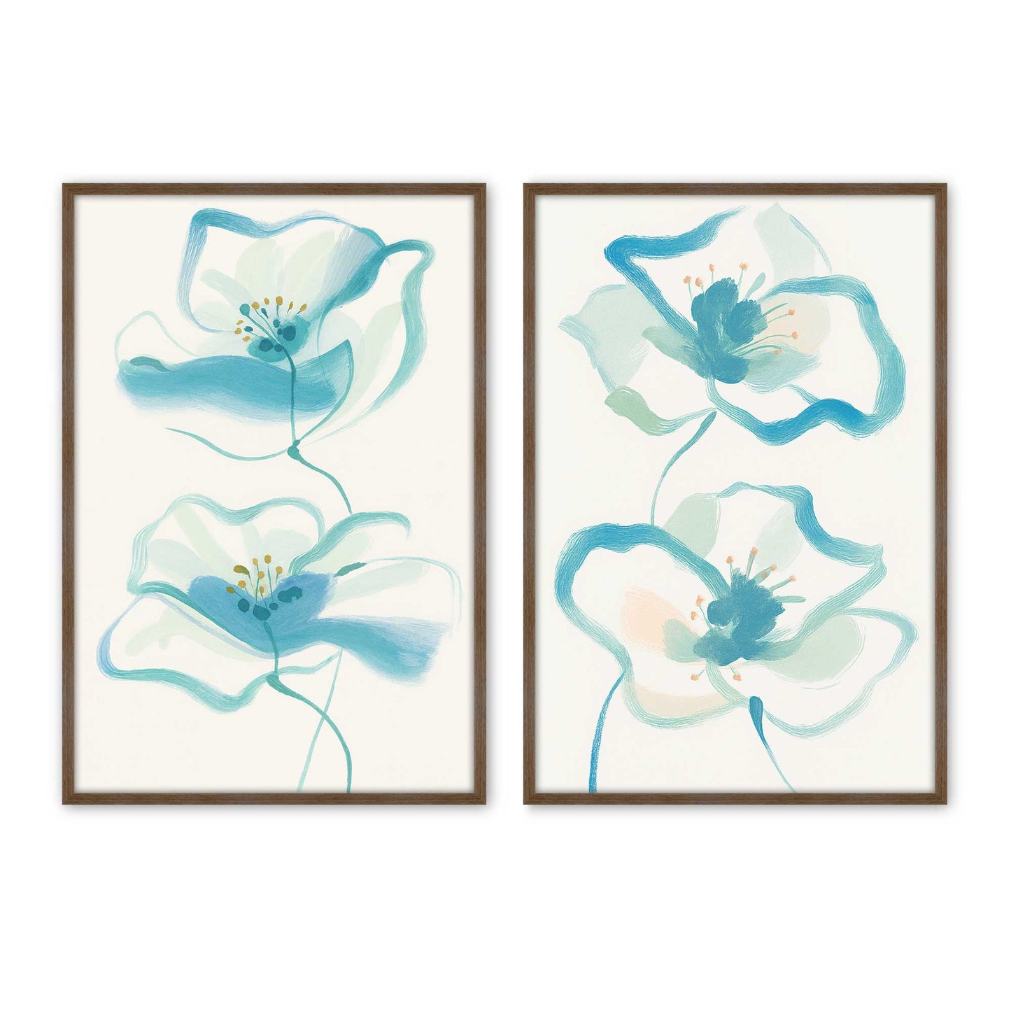 [Color:Walnut], Picture of art in a Walnut frame