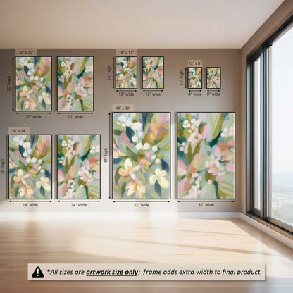 Meadow Murmur, Set of 2 Canvas Prints