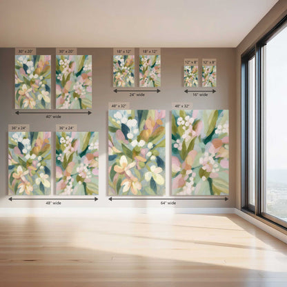 Meadow Murmur, Set of 2 Canvas Prints