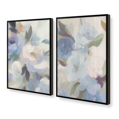 [Color:Satin Black], Picture of art in a Satin Black frame at an angle