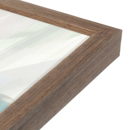 [Color:Walnut], Picture of art in a Walnut frame of the corner