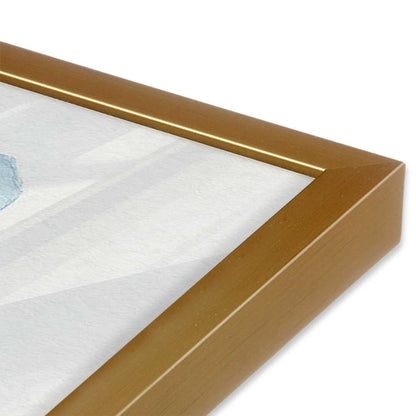 [Color:Polished Gold], Picture of art in a Polished Gold frame of the corner