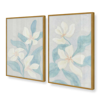 [Color:Polished Gold], Picture of art in a Polished Gold frame at an angle