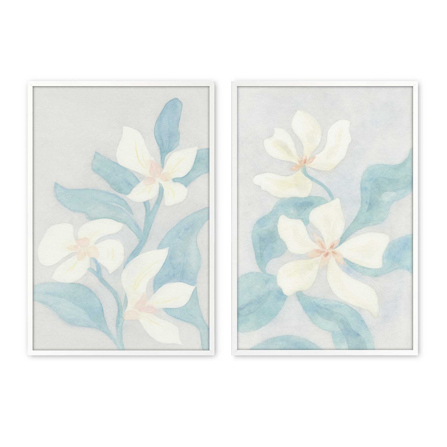 [Color:Opaque White], Picture of art in a Opaque White frame