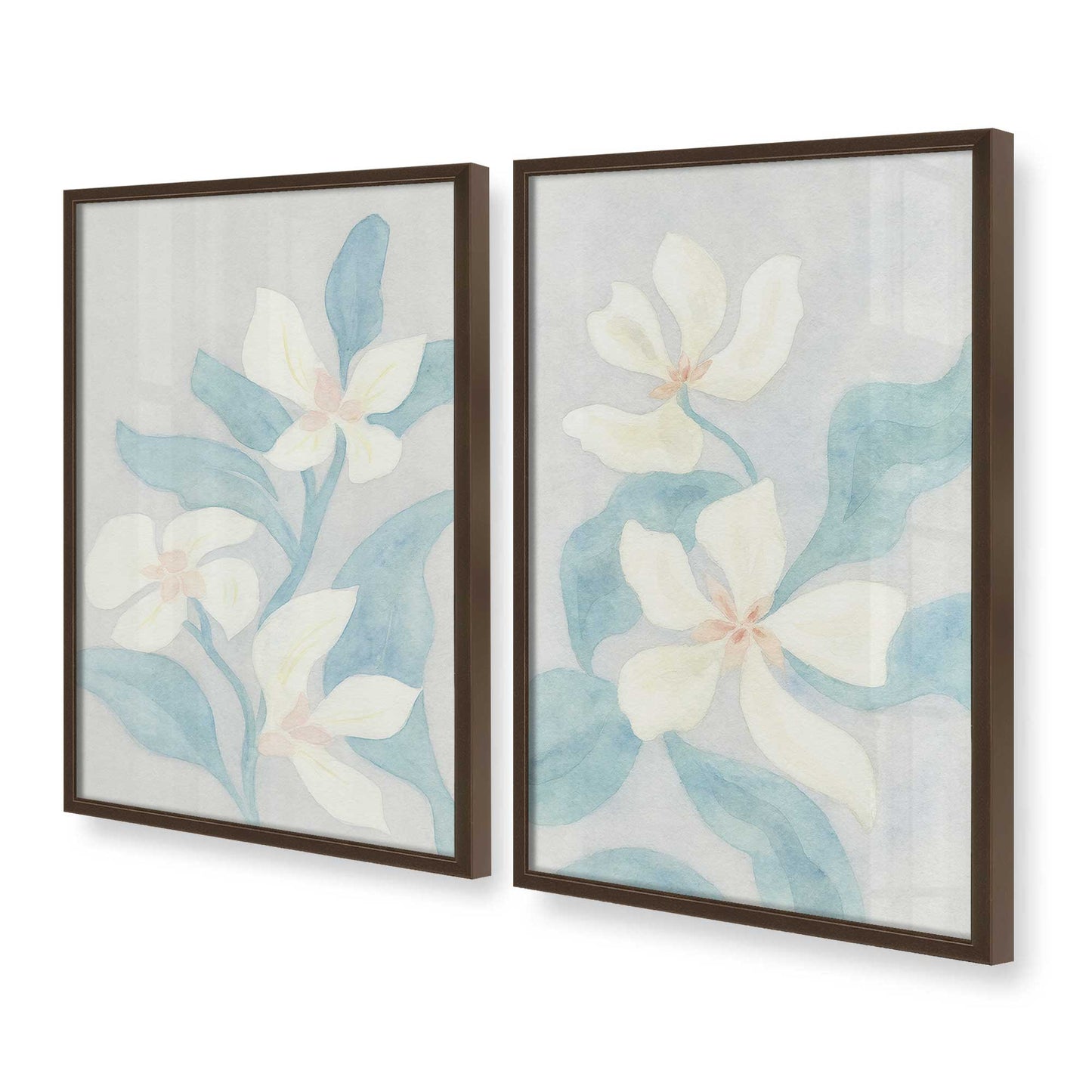 [Color:Belvinder Brown], Picture of art in a Belvinder Brown frame at an angle