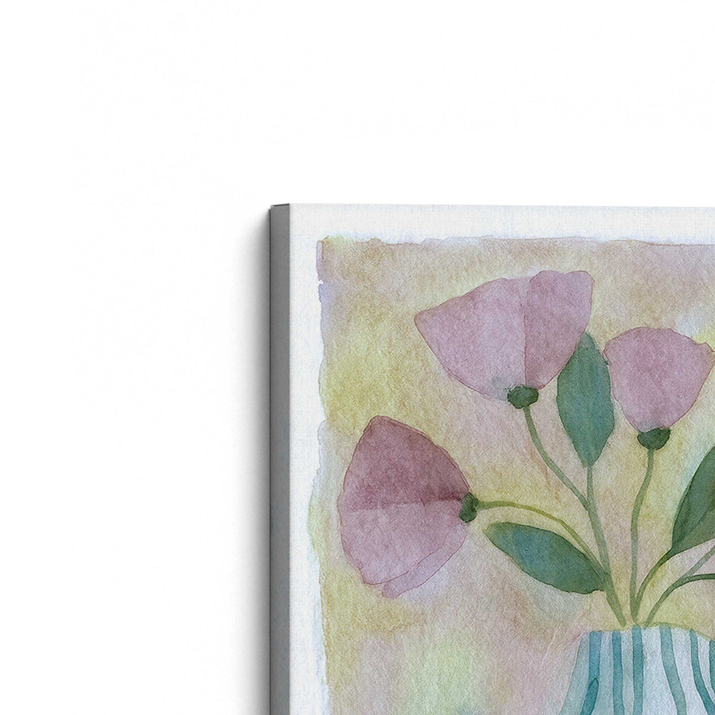 [Color:Stretched Canvas], Picture of the corner of the art