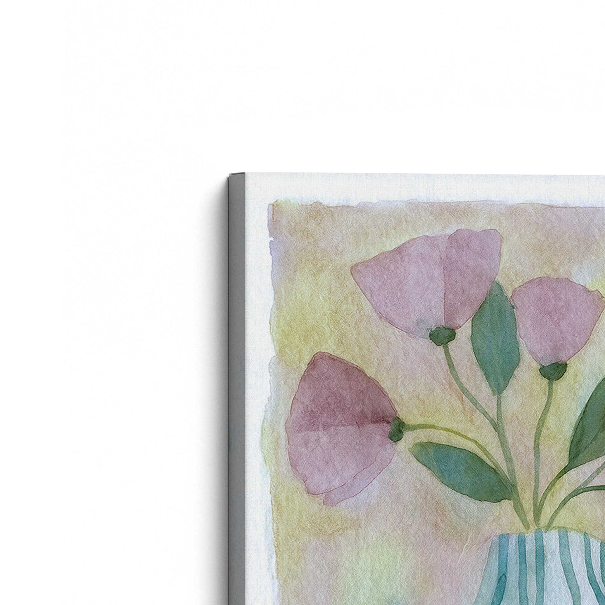 [Color:Stretched Canvas], Picture of the corner of the art