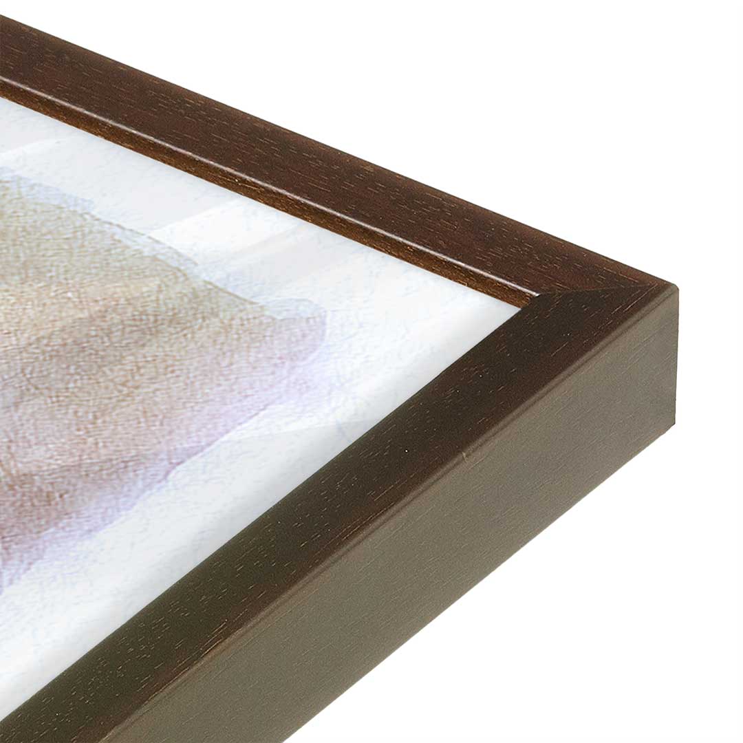 [Color:Belvinder Brown], Picture of art in a Belvinder Brown frame of the corner
